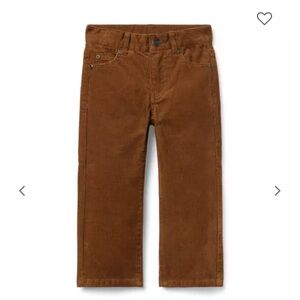 Janie and Jack The Corduroy Pant in Caramel Candy